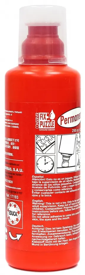 Клей для склеивания пазлов 250 мл обложка книги