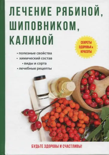 Илья Рощин - Лечение рябиной, шиповником, калиной обложка книги