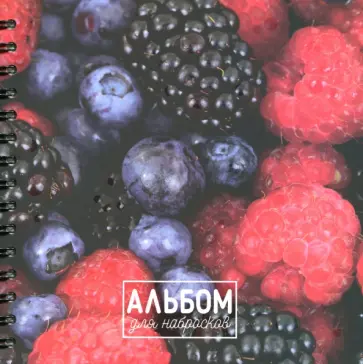 Альбом для набросков Ягоды, 80 листов обложка книги