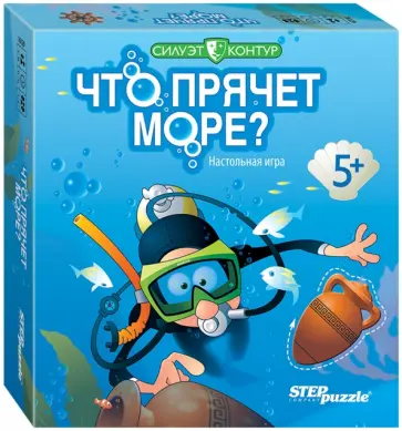 Настольная игра "Что прячет море?" (76129) обложка книги