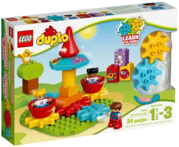 Конструктор "DUPLO. Моя первая карусель" (10845) обложка книги