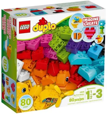 Конструктор "DUPLO. Мои первые кубики" (10848) обложка книги