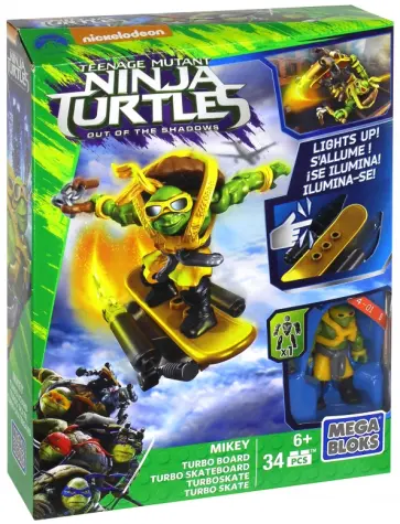 Фигурка персонажей фильма "Черепашки Ниндзя II"  с техническими гаджетами (в ассортименте) (DPF74) обложка книги