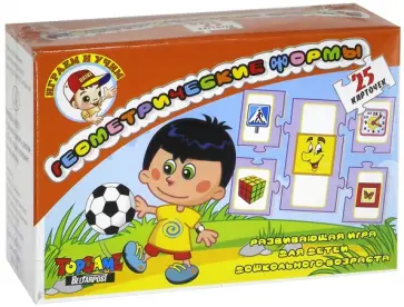 Игра "Геометрические формы" развивающая (56801/00705) обложка книги