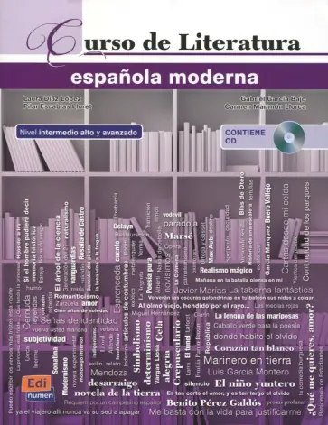 Diaz, Escabias - Nuevo Curso De Literatura Espanola Moderna (+CD) обложка книги