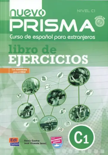 Castro, Ianni - Nuevo Prisma C1. Libro de ejercicios (+CD) Castro, Ianni - Nuevo Prisma C1. Libro de ejercicios (+CD) обложка книги