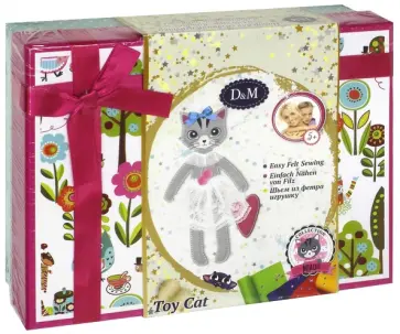 Шьем игрушку из фетра "Кошка Алиса", подарочная (66051) обложка книги