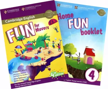 Robinson, Saxby - Fun for Movers. Student's Book with Online Activities with Audio and Home Fun Booklet 4 Robinson, Saxby - Fun for Movers. Student's Book with Online Activities with Audio and Home Fun Booklet 4 обложка книги