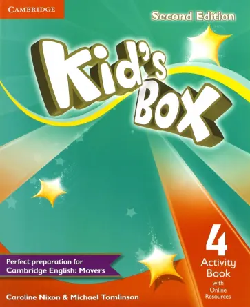 Nixon, Tomlinson - Kid's Box. 2nd Edition. Level 4. Activity Book with Online Resources обложка книги