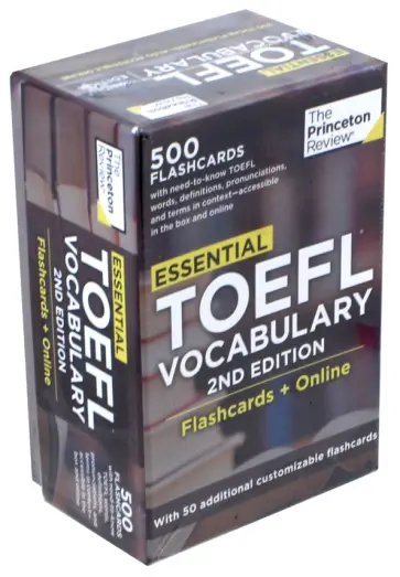 Essential TOEFL Vocabulary. Flashcards + Online (500 Flashcards) обложка книги