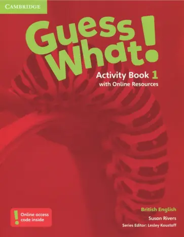 Susan Rivers - Guess What! Level 1. Activity Book with Online Resources обложка книги