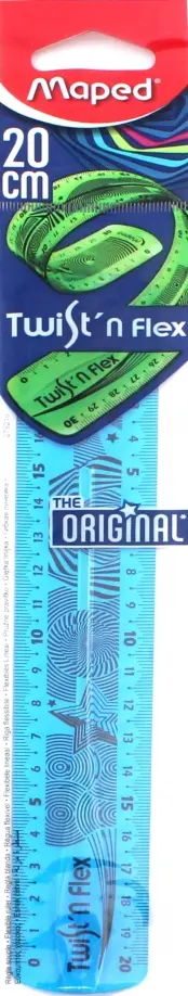 Линейка гибкая "Twist'n Flex" (20 см, в ассортименте) (279210) обложка книги
