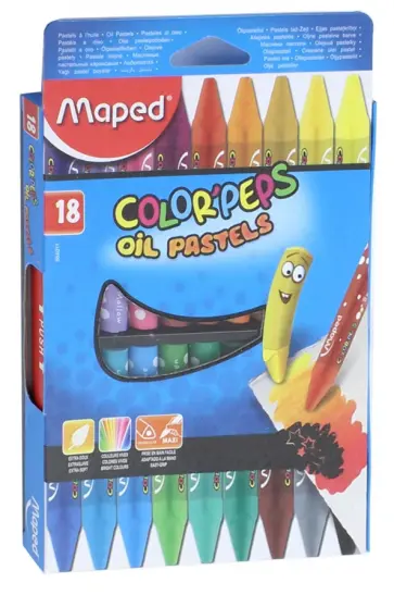 Пастель масляная "Color'peps" (18 цветов) (864011) обложка книги