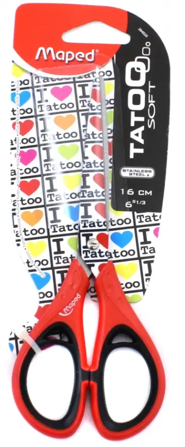 Ножницы "Tatoo Soft" (16 см), в ассортименте (384020) Ножницы "Tatoo Soft" (16 см), в ассортименте (384020) обложка книги