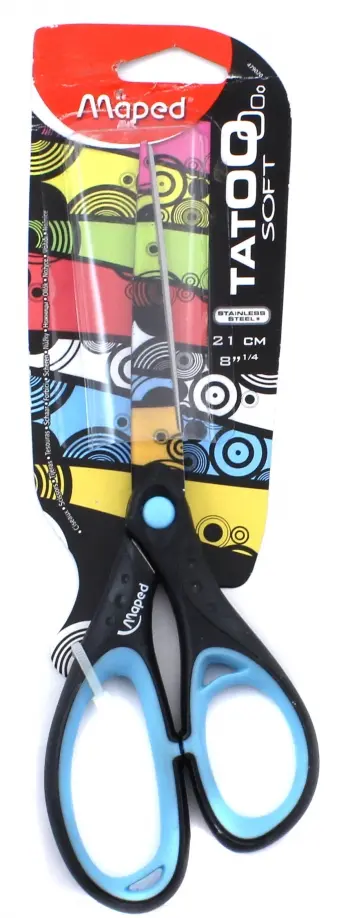 Ножницы асимметричные "Tatoo Soft" (21 см) (479020) Ножницы асимметричные "Tatoo Soft" (21 см) (479020) обложка книги