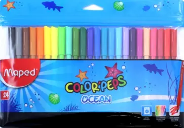 Фломастеры "Color'peps Ocean" (24 цвета) (845722) обложка книги