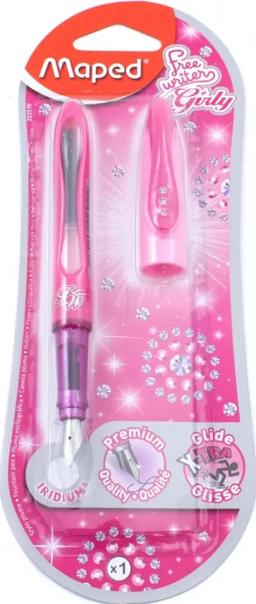 Ручка перьевая "Freewriter Girly" со стразами (222510) обложка книги