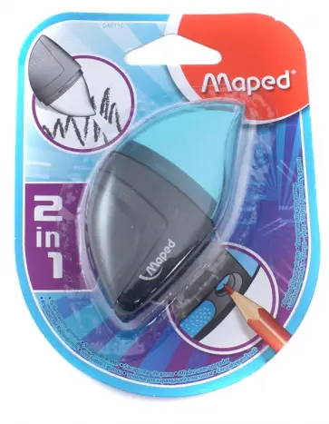 Точилка пластиковая "Moondo" (1 отверстие, с ластиком, в ассортименте) (048110) обложка книги