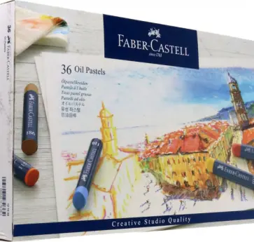 Пастель художественная масляная Studio quality, 36 цветов обложка книги