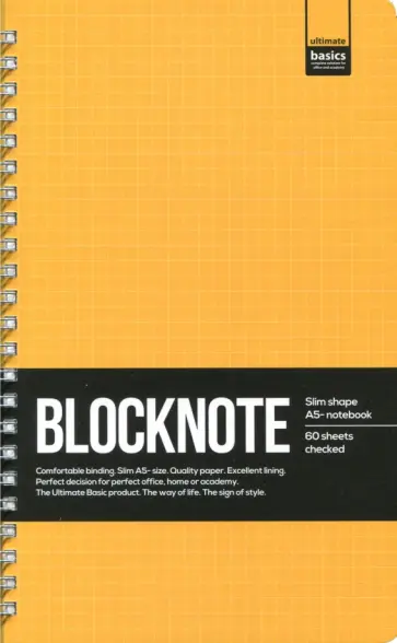 Блокнот "Active Book" (60 листов, А5, гребень, клетка, в ассортименте) (3-60-482) обложка книги