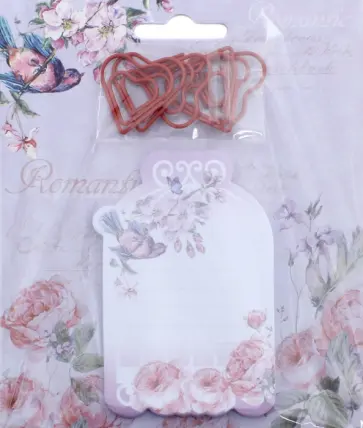 Канцелярский набор "Птичья клетка" (бумага+скрепки) (76727) Канцелярский набор "Птичья клетка" (бумага+скрепки) (76727) обложка книги