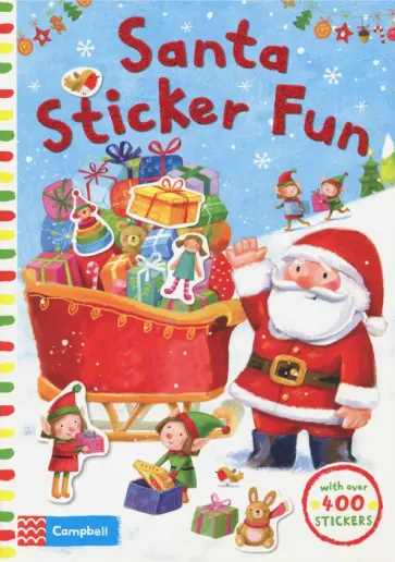 Santa Sticker Fun обложка книги