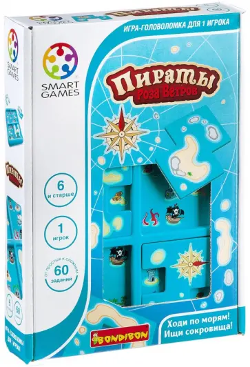 Логическая игра Пираты. Роза ветров обложка книги