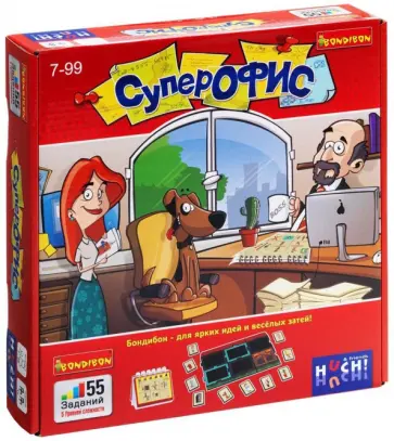 Логическая игра Bondibon "Супер Офис" (877 819) обложка книги