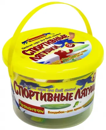 Настольная игра "Спортивные лягушки", 10 лягушек (ВВ2074) обложка книги