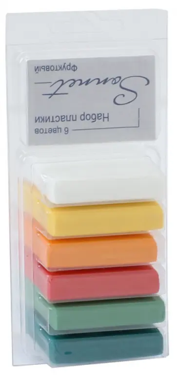 Пластика "Сонет Фруктовый" (6 цветов, 120 г) (59103594) обложка книги