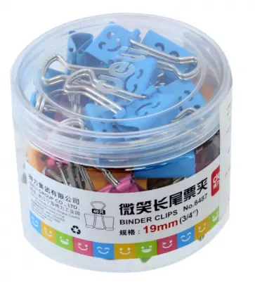 Зажимы. 19 мм, ассорти "Smile" (упаковка 40шт) (8487) Зажимы. 19 мм, ассорти "Smile" (упаковка 40шт) (8487) обложка книги