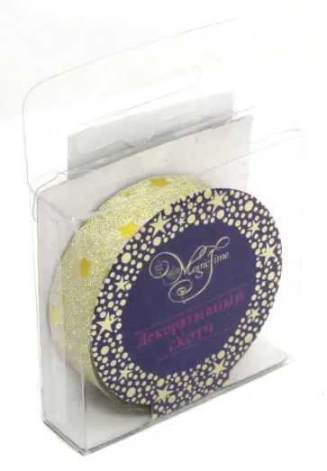 Лента самоклеящаяся "Золотой звездопад" (1,5х400 см) (76288/77742) обложка книги