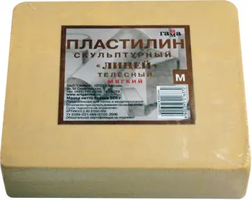 Пластилин скульптурный "Студия" (телесный, мягкий, 500 гр) (280Е050002) Пластилин скульптурный "Студия" (телесный, мягкий, 500 гр) (280Е050002) обложка книги