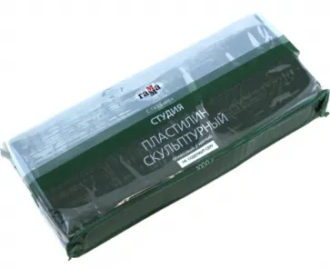 Пластилин скульптурный Студия, 1000 гр, оливковый, мягкий Пластилин скульптурный Студия, 1000 гр, оливковый, мягкий обложка книги