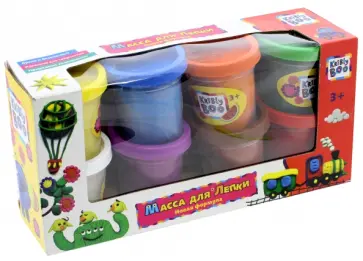 Масса для лепки (8 цветов, 600 гр) (67853) обложка книги