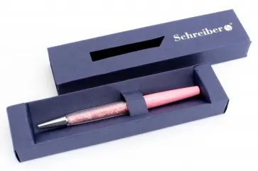 Ручка шариковая металлическая в футляре (синие чернила) (S-2847) обложка книги