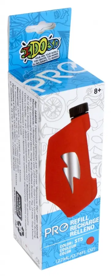 Картридж для 3D ручки "Вертикаль PRO", красный (164058) обложка книги