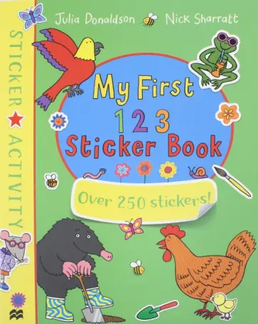 Julia Donaldson - My First 123 Sticker Book обложка книги