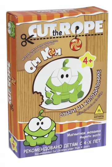 Магнитная мозаика "Cut the Rope" (28 деталей) (СR-00001) обложка книги