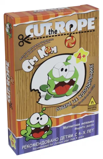 Магнитная мозаика "Cut the Rope" (28 деталей) (СR-00002) обложка книги