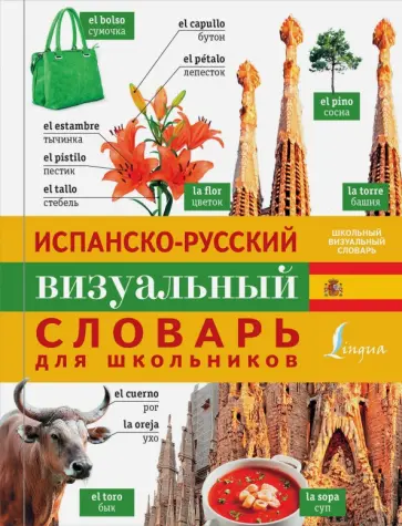 Испано-русский визуальный словарь для школьников обложка книги