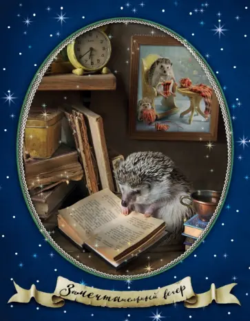 Блокнот с ежиками "Ёжедневник. ЗаМЕЧТАтельный вечер", А5 обложка книги