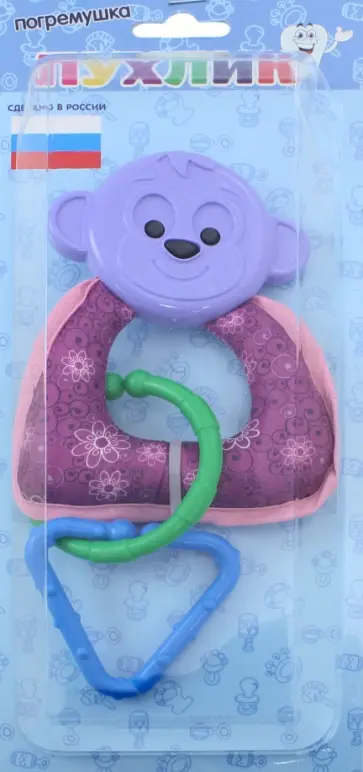 Погремушка-пухлик "Дружок" (11139) Погремушка-пухлик "Дружок" (11139) обложка книги