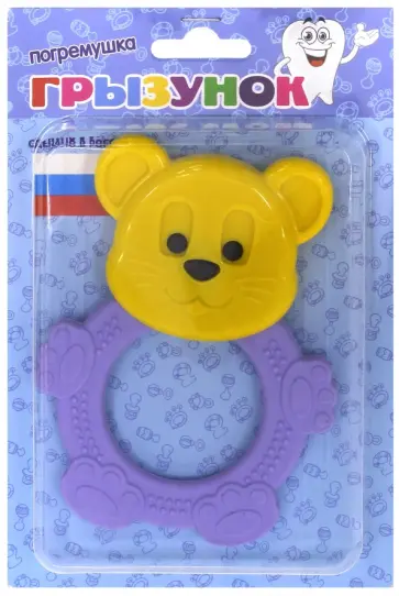 Погремушка-грызунок "Мышка-норушка" (11123) Погремушка-грызунок "Мышка-норушка" (11123) обложка книги