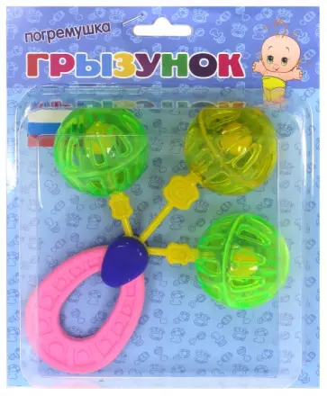 Погремушка-грызунок "Фейерверк" (11205) Погремушка-грызунок "Фейерверк" (11205) обложка книги