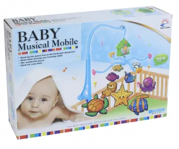 Подвеска на кроватку "Сказки моря", музыкальная (DC014-1) обложка книги