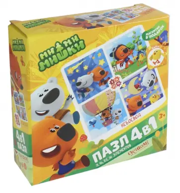 Пазл 4 в 1 " МиМиМишки. Небосвод" (03515) обложка книги