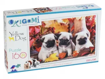 Пазл-160 + магнитик "Собачки" (в ассортименте) (03465) обложка книги