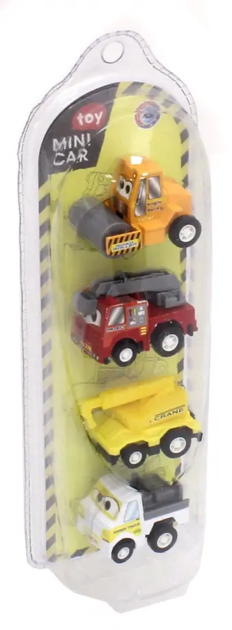 Набор инерционных машинок (4 штуки) (2823-6D) обложка книги