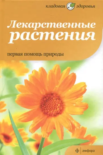 Лекарственные растения. Первая помощь природы обложка книги